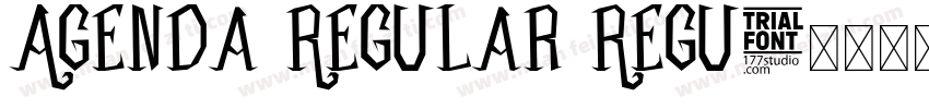 Agenda Regular Regu字体转换